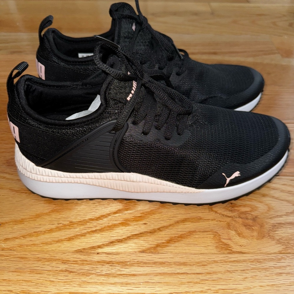 Women’s Puma Sneakers in Black, White, & Pink